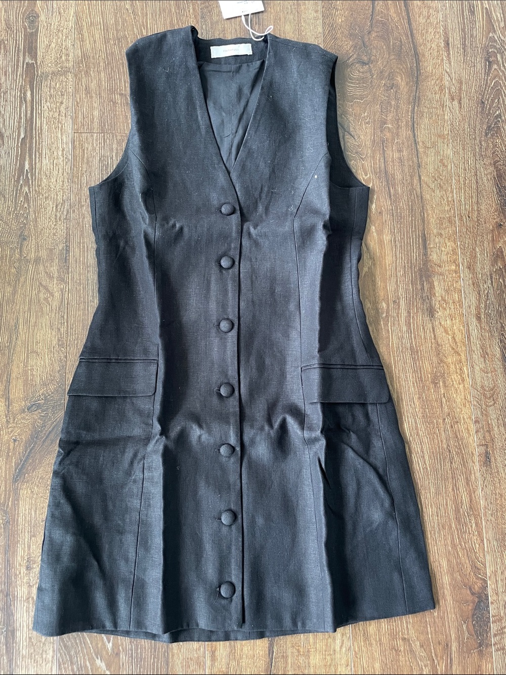 NWT FAITHFUL ELOISE BLACK MINI DRESS SIze US 6